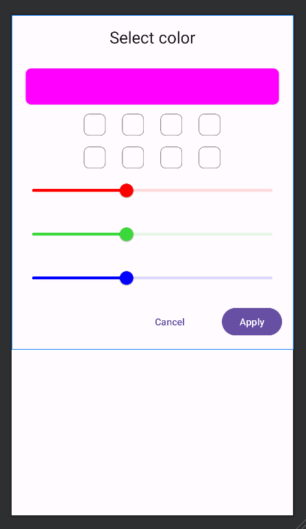 Color picker preview
